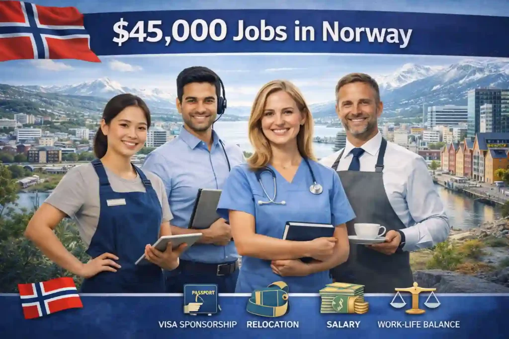 $45,000 Jobs in Norway With Visa Sponsorship Opportunities