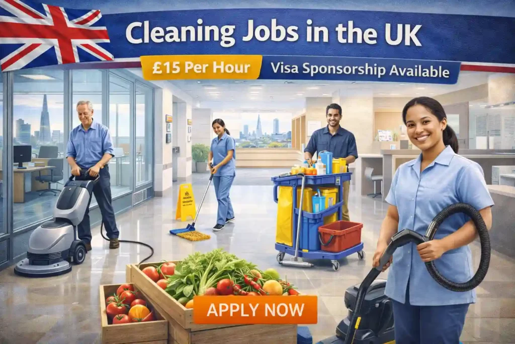 Cleaning Jobs Are Available in the United Kingdom