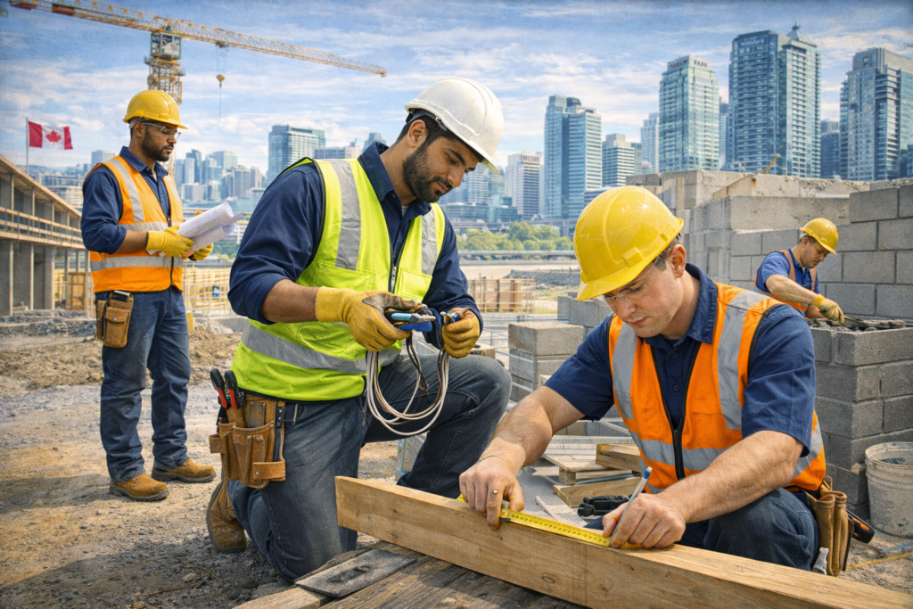 Multiple Construction Workers Needed in Canada