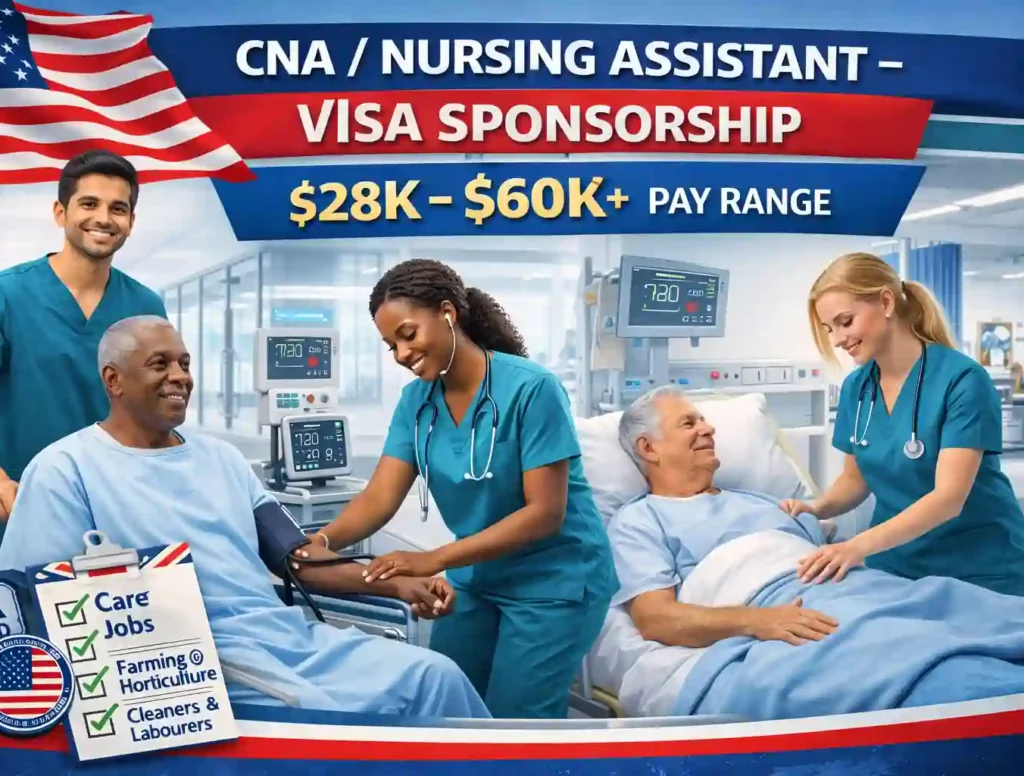 Nursing Assistant Jobs In USA For Foreigners With Visa Sponsorship