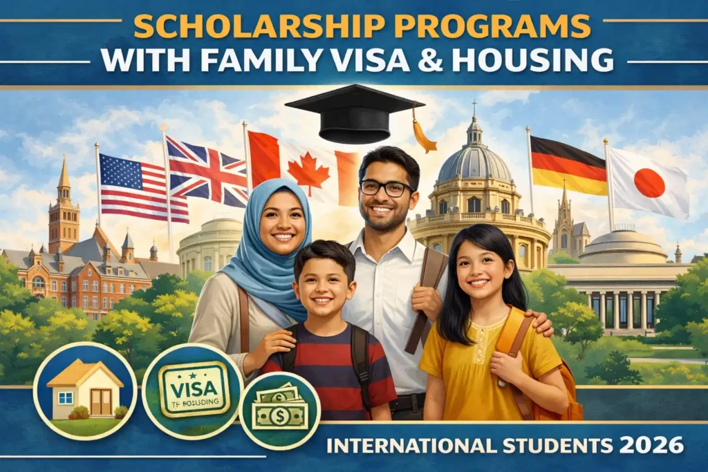 Scholarship Programs with Family Visa Options and Housing Assistance for International Students